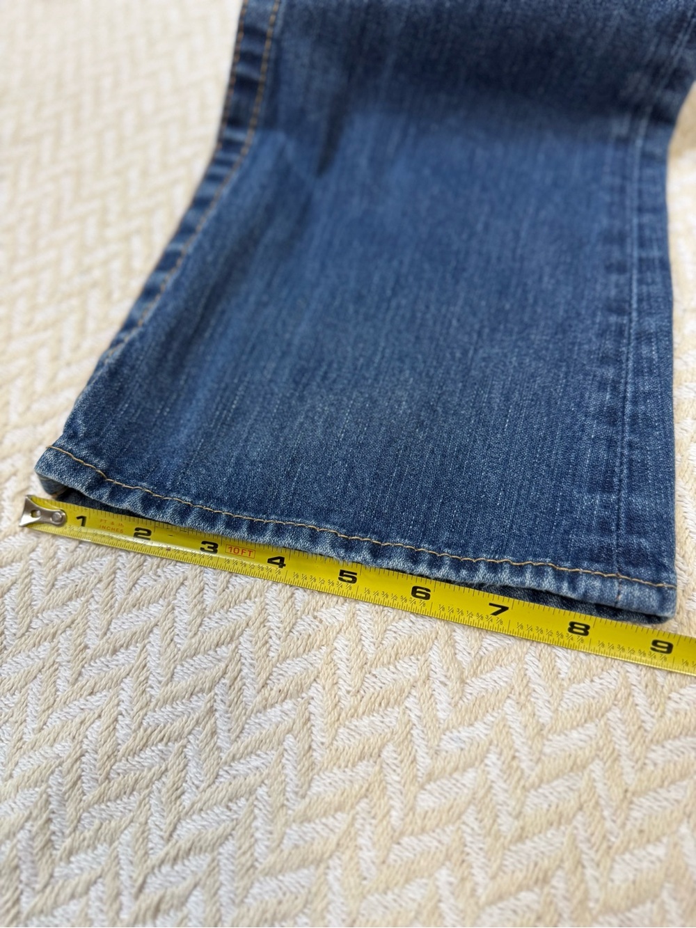 Vintage True Religion "Bobby" Ultra Low Rise Jeans - Size 25 - Picture 11 of 14